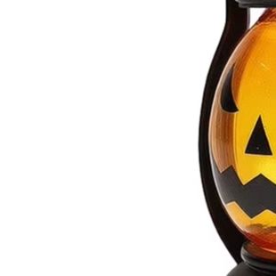 Gardening Tools Yellow - Linterna LED de calabaza de 3