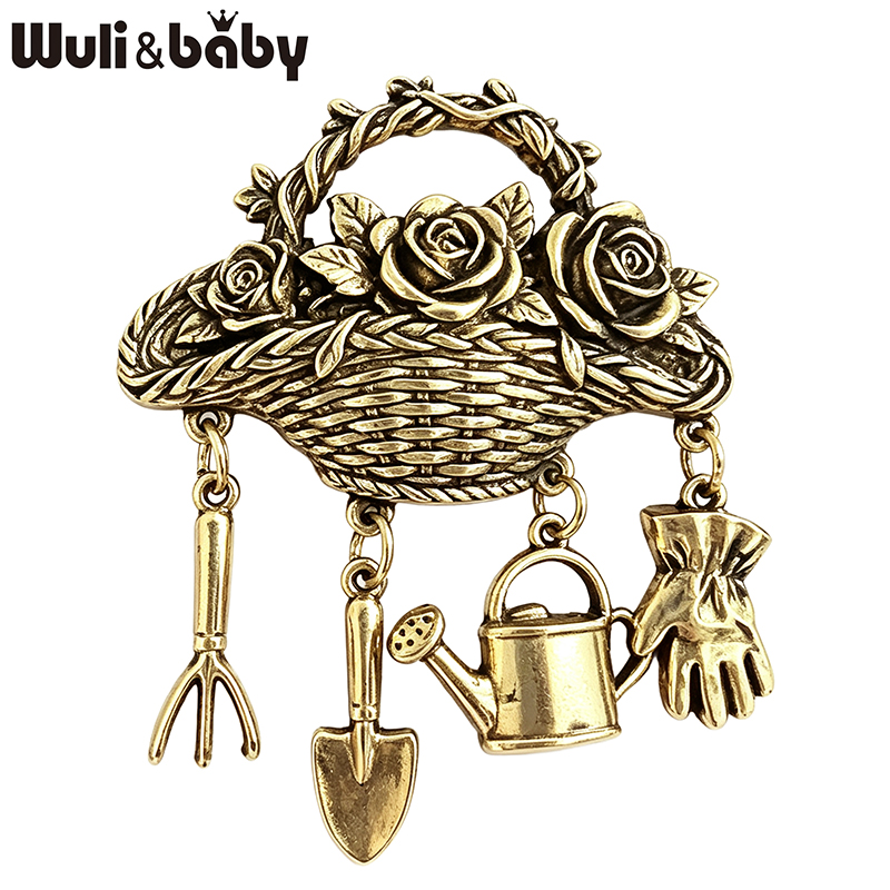 Gardening Tools For 3 Year Old - Wuli&baby Broches de cesta de flores