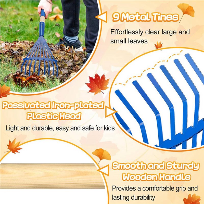 Rastrillo para niños JHD 3X co - Gardening Tools For 3 Year Old reseña y precio