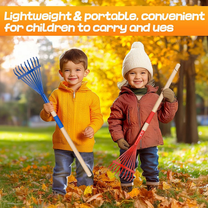 Rastrillo para niños con mango - Gardening Tools For 3 Year Old reseña y precio