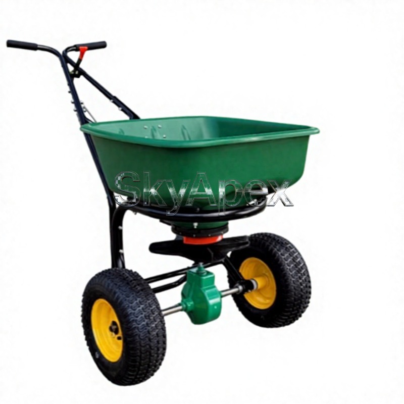Esparcidor Manual Giratorio de - Grass Seed Spreader reseña y precio
