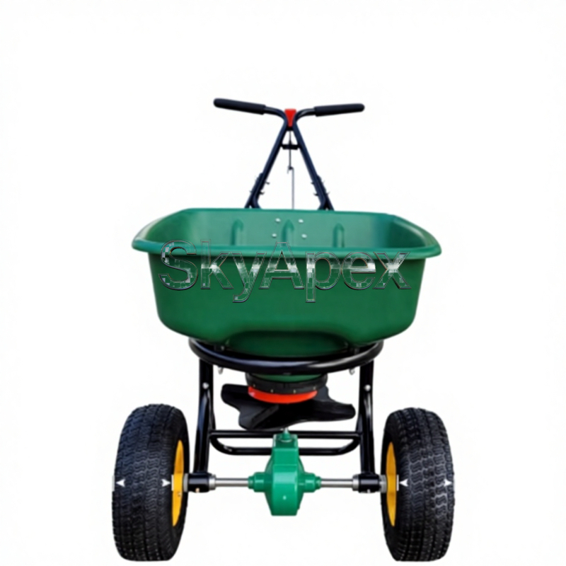 Esparcidor Manual Giratorio de - Grass Seed Spreader reseña y precio