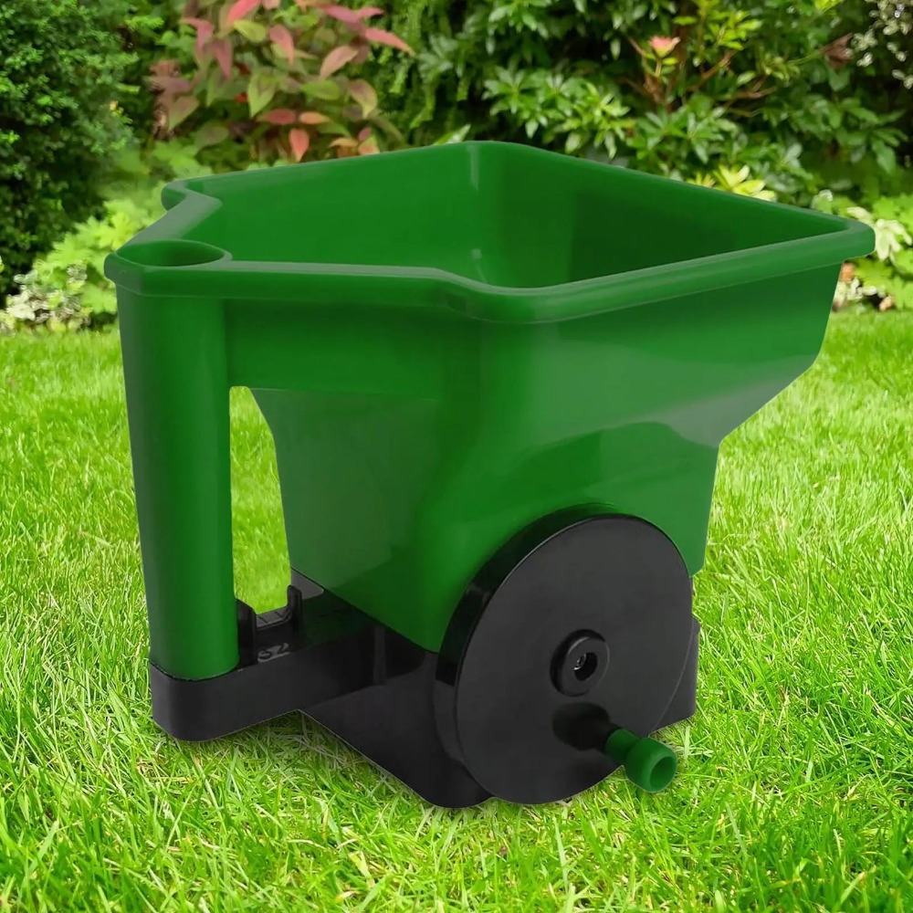Esparcidor Manual para Césped  - Grass Seed Spreader reseña y precio