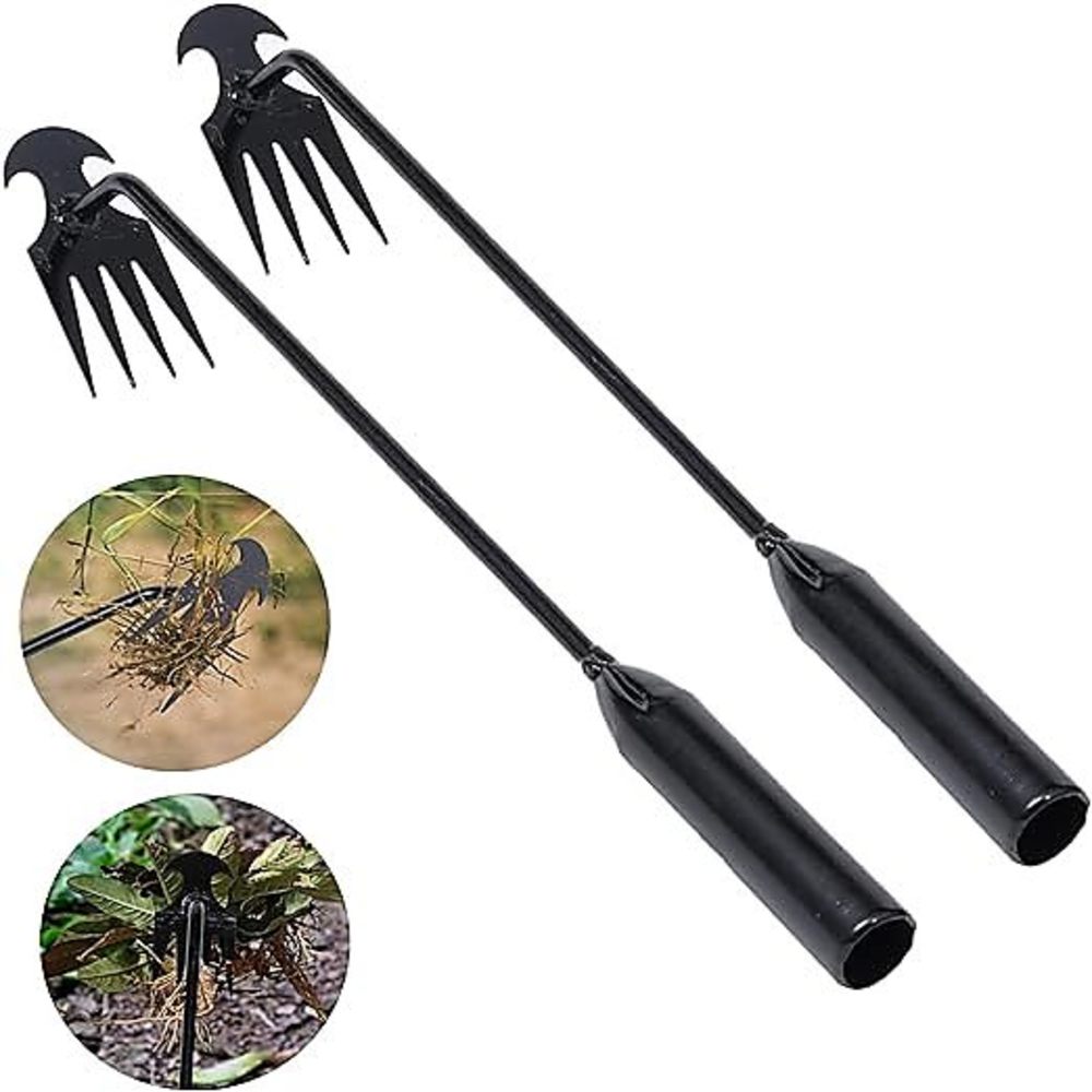 4 dientes - Desmalezador manua - Gardening Tools Hoe reseña y precio