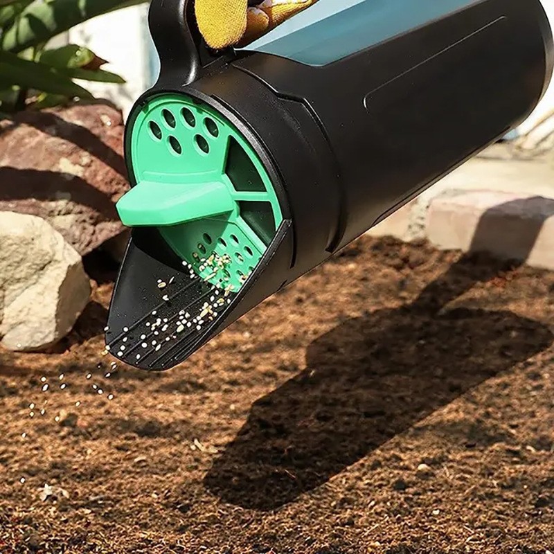 Esparcidor de mano hortícola,  - Grass Seed Spreader reseña y precio