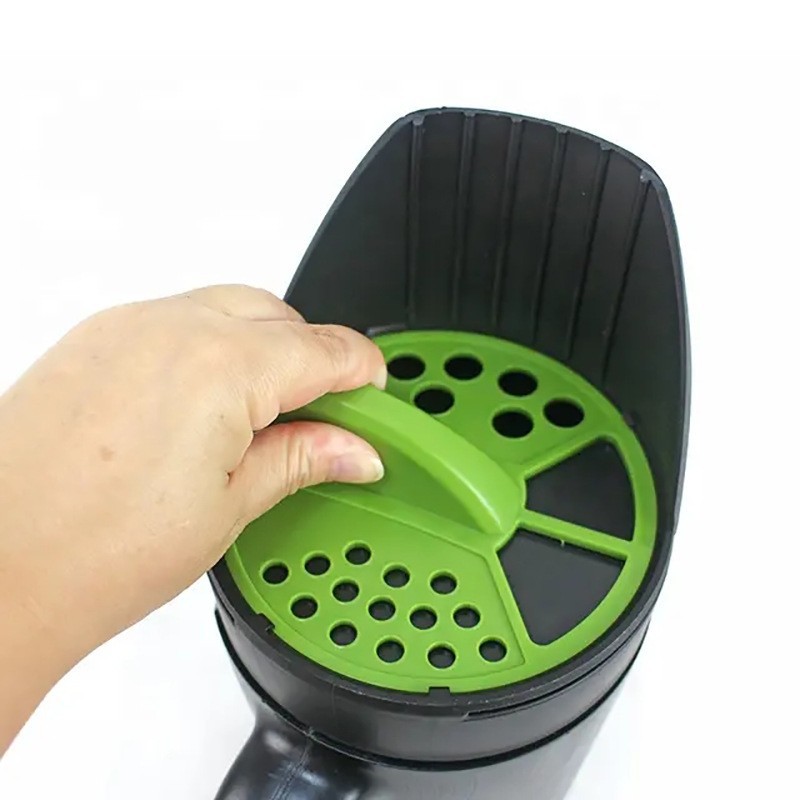 Esparcidor de mano hortícola,  - Grass Seed Spreader reseña y precio