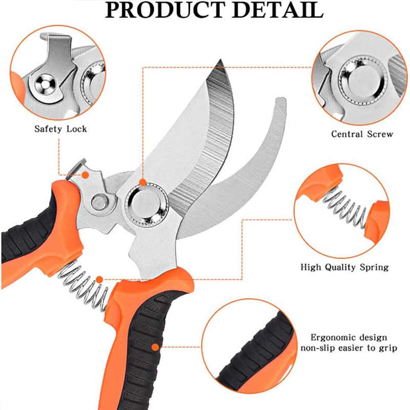 Tijeras de jardinería con mang - Gardening Tools Sharp reseña y precio