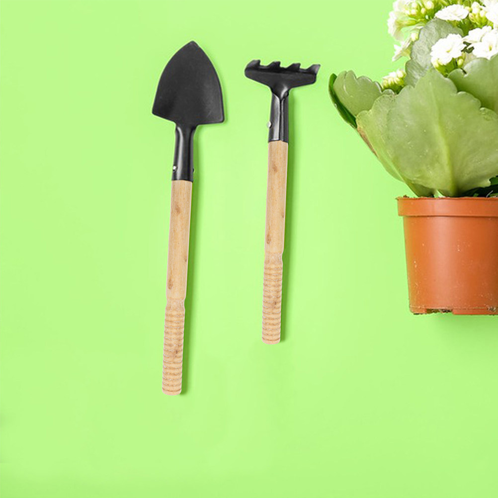 Juego de 5 mangos de madera re - Gardening Tools Hoe reseña y precio