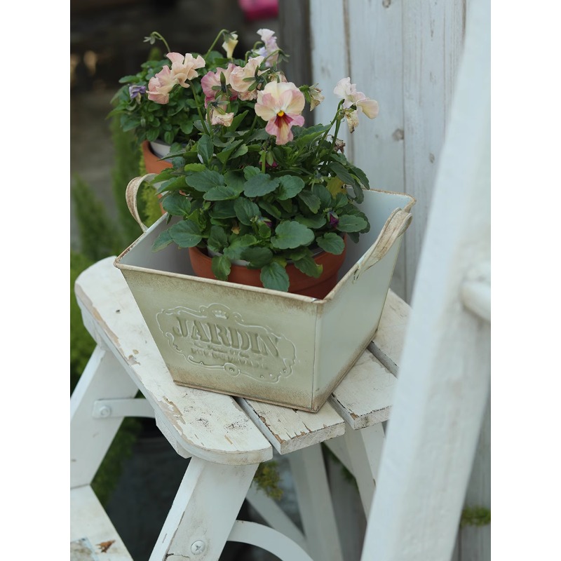 Maceta de hojalata vintage est - Gardening Tools English reseña y precio