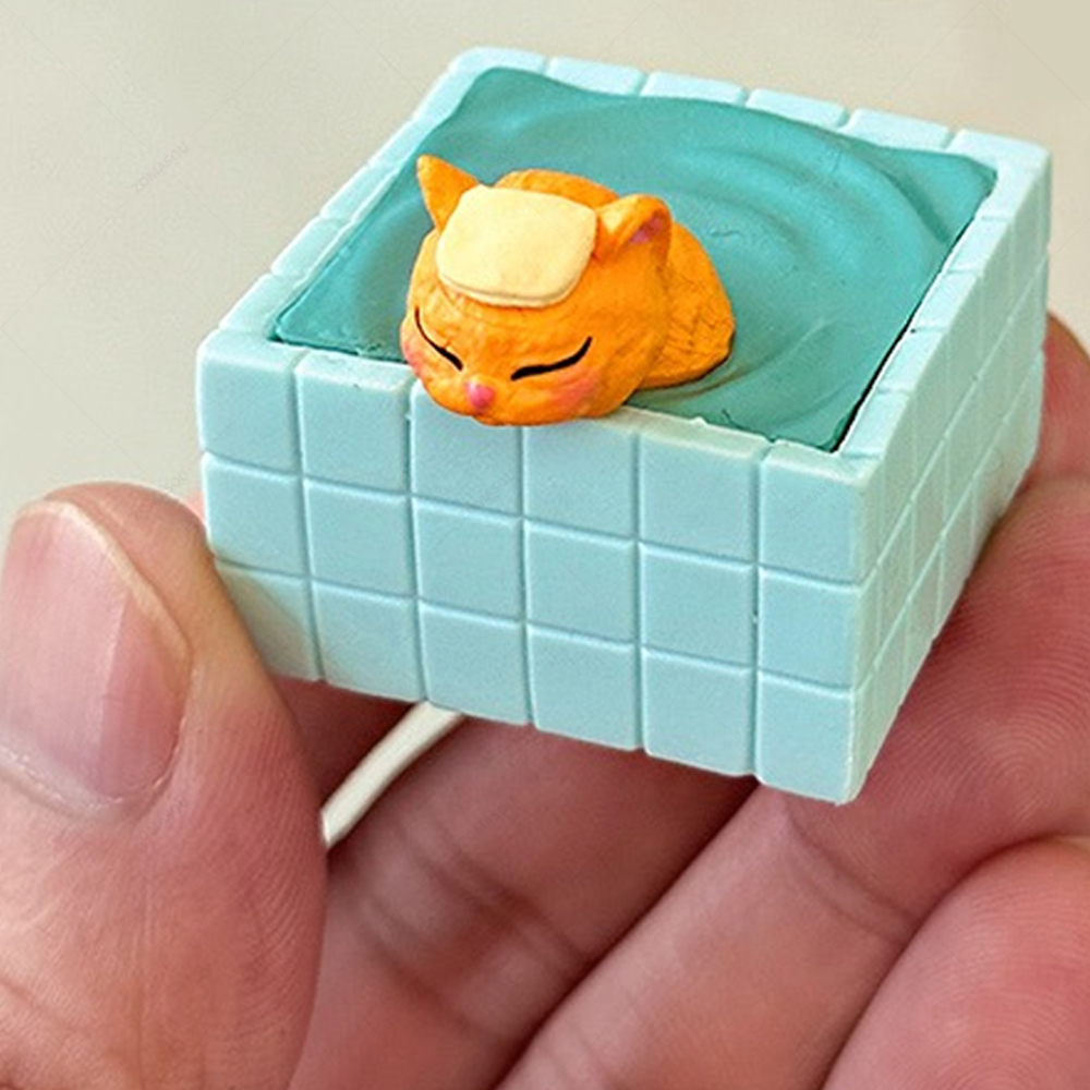 Mini adorno de gato de ducha,  - Gardening Tools For 3 Year Old reseña y precio