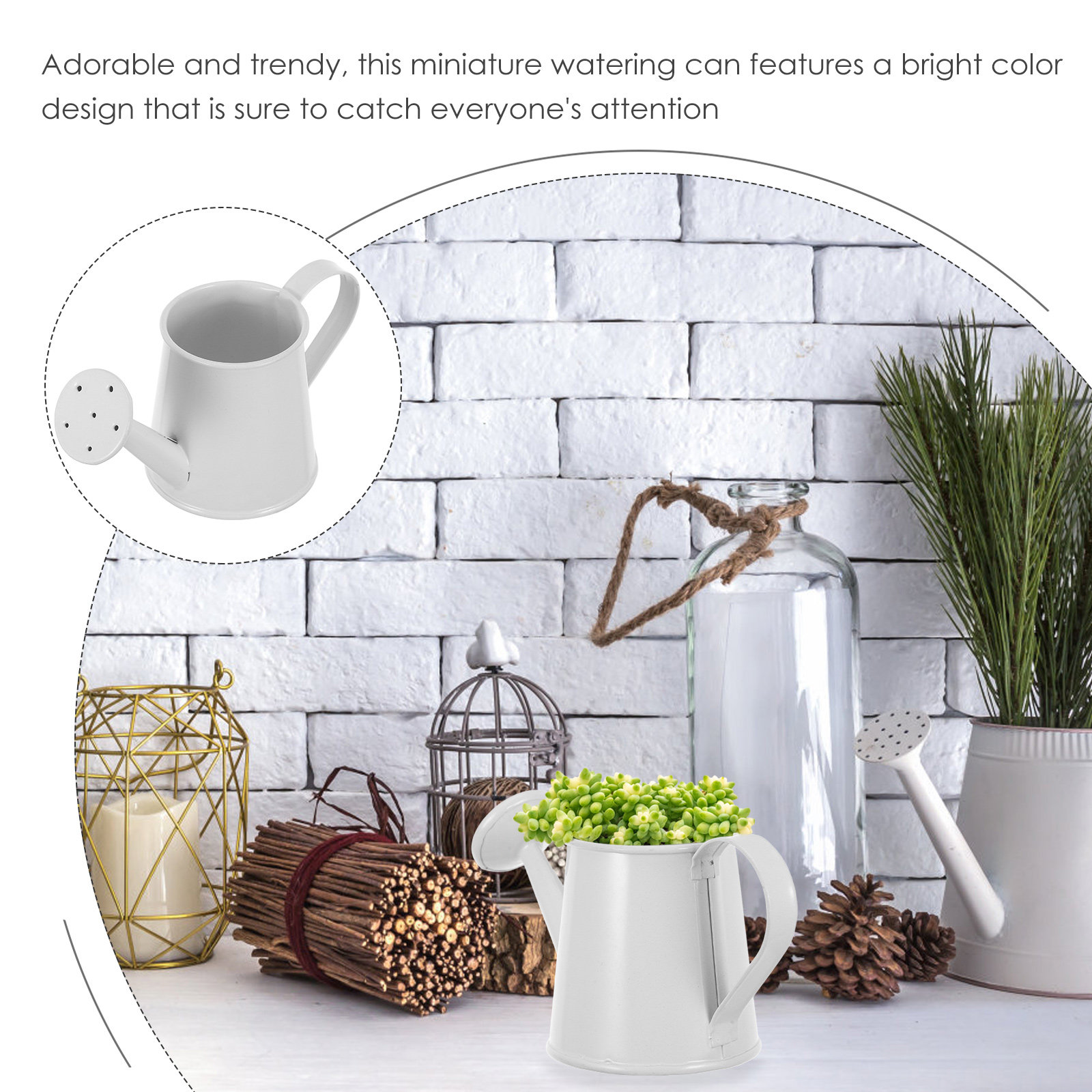 Regadera de Hierro en Miniatur - Gardening Tools Watering Can reseña y precio